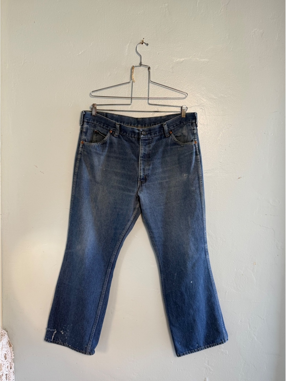 Sears Roebucks Vintage Straight Leg Blue Denim Jeans